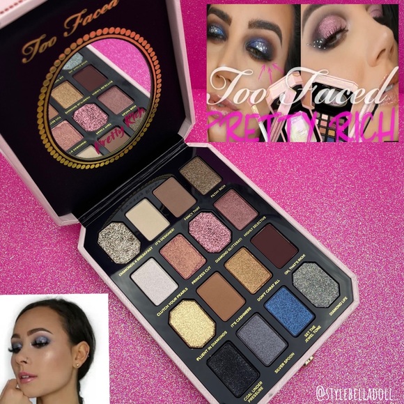 🆕 Too Faced Pretty Rich Diamond Light Eyeshadow Palette - Picture 9 of 17